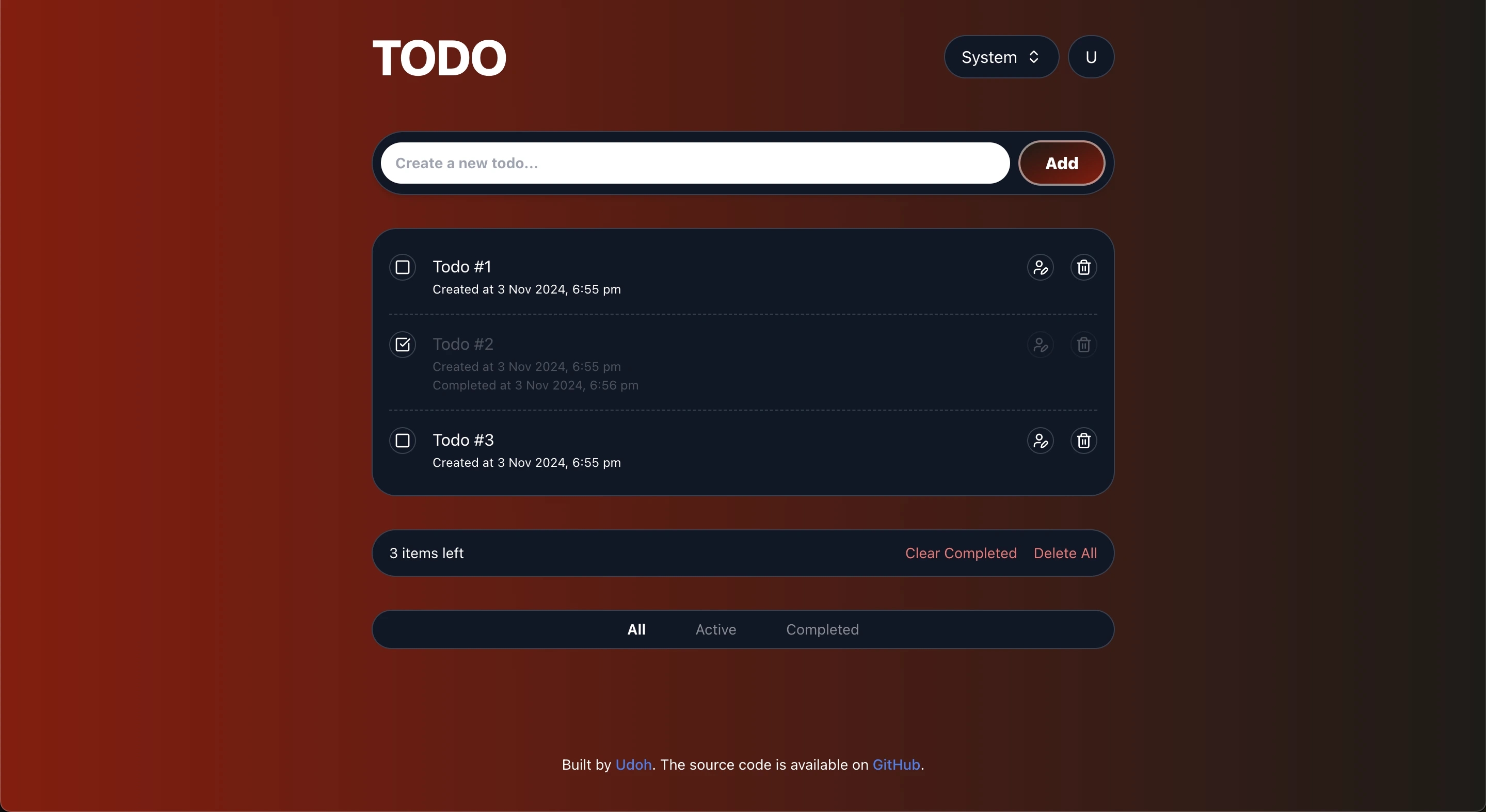 Remix Todo App